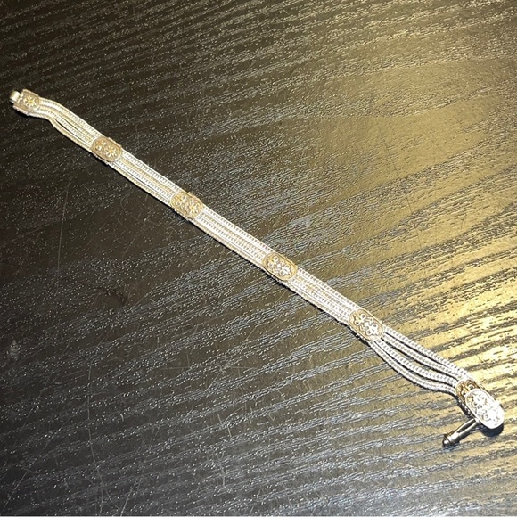 Vintage 925 sterling silver bracelet 13 grams 7” - Picture 2 of 12